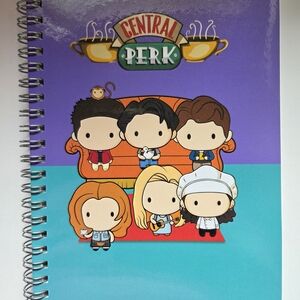 Friends Small Perks  Notebook - Purple & Teal